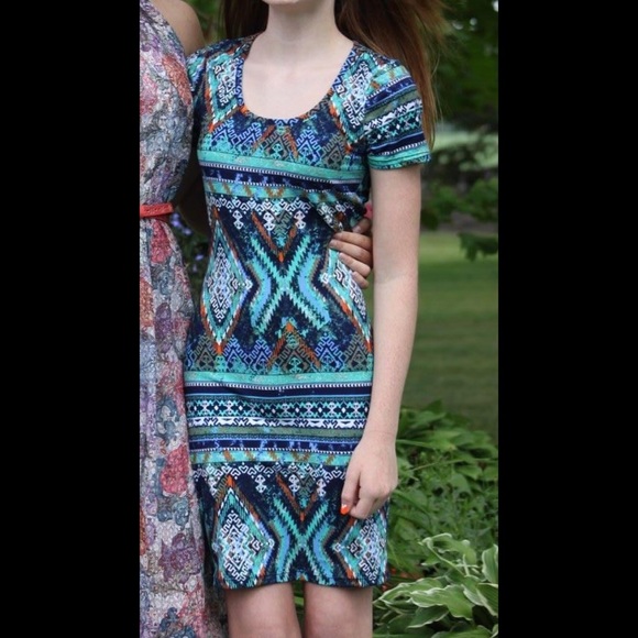 🦋2 for $15 - Ardene Tribal Print Bodycon Dress - Picture 2 of 5